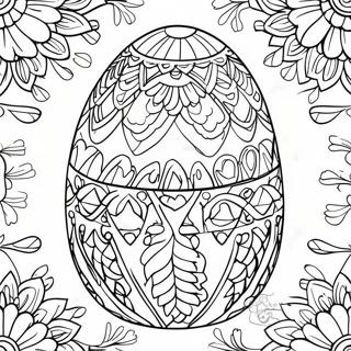 Pysanky Coloring Page 69373-57166