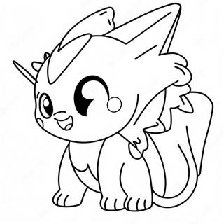 Legendary Chibi Pokemon Coloring Page 69383-57178