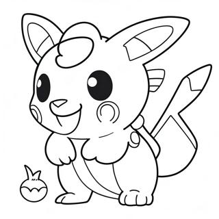 Legendary Chibi Pokemon Coloring Page 69383-57180