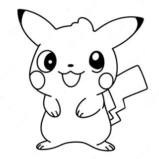 Cute Chibi Pikachu Coloring Page 69384-57183