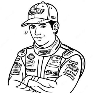 Chase Elliott Coloring Pages