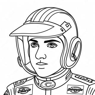 Chase Elliott Coloring Page 69393-57191