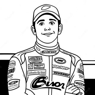 Chase Elliott Coloring Page 69393-57192