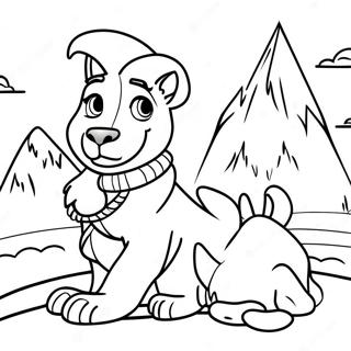 Skye And Everest Coloring Pages