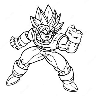 Bardock Coloring Page 69423-57207