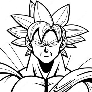 Bardock Coloring Page 69423-57208