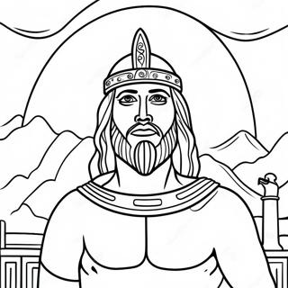 Colorful Nebuchadnezzar Dream Interpretation Coloring Page 69434-57232