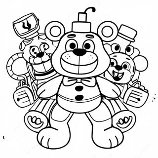 Fnaf Sb Logo Coloring Page 69443-57220