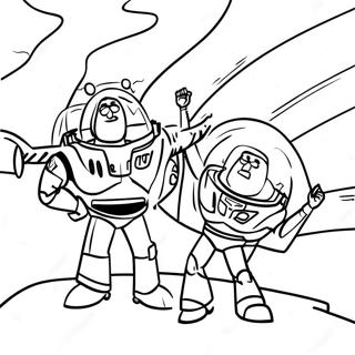 Woody And Buzz Lightyear Adventure Coloring Page 6945-5646