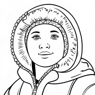 Eskimo Coloring Page 69463-57235