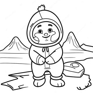 Eskimo Coloring Page 69463-57236