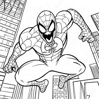 Venom Symbiote Spiderman Coloring Page 69474-57256