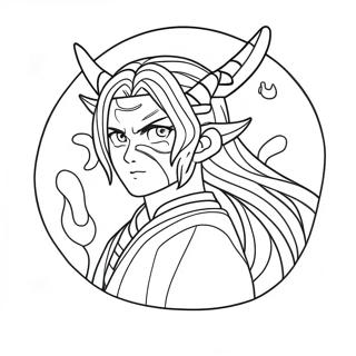 Rui Demon Slayer Coloring Page 69493-57266