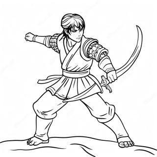 Rui Demon Slayer Coloring Pages