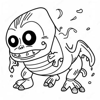 Creepy Jeepers Monster Coloring Page 69504-57259