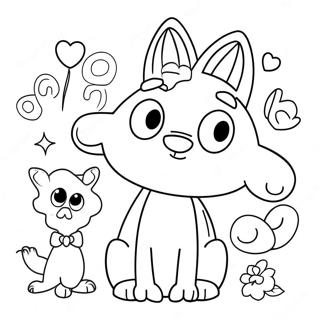 Cute Lolbit With Friends Coloring Page 69524-57286