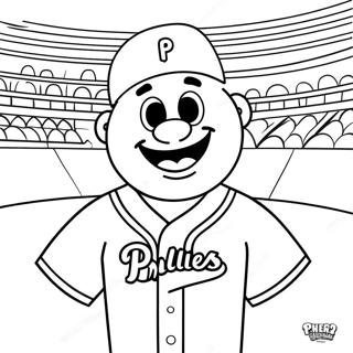 Phillies Mascot Coloring Pages