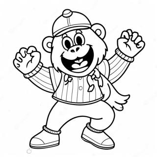 Phillies Mascot Coloring Pages