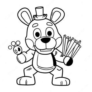 Fnaf Lefty Coloring Page 69573-57322