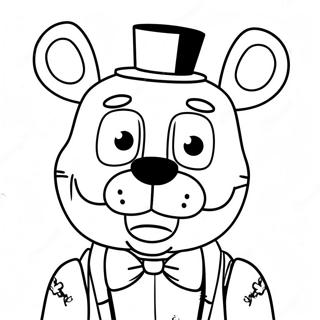 Fnaf Lefty Coloring Page 69573-57324