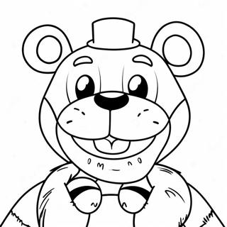 Cute Lefty From Fnaf Coloring Page 69574-57328