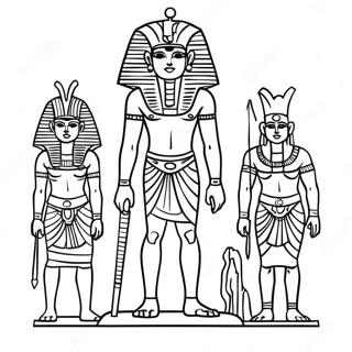 Egyptian Gods Coloring Pages