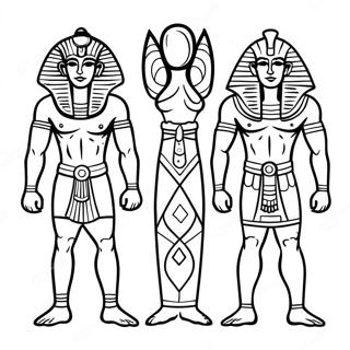 Egyptian Gods Coloring Page 69583-57338