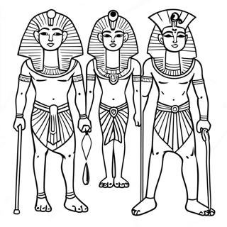 Egyptian Gods Coloring Page 69583-57340