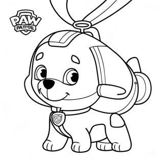 Paw Patrol Skye Helicopter Coloring Page 69593-57344