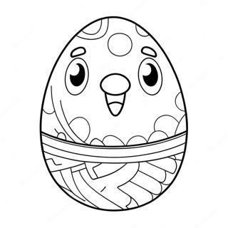 Adorable Easter Egg Decorating Coloring Page 69604-57350