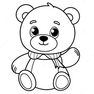 Cute Build A Bear Characters Coloring Page 69614-57359