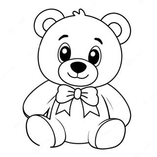 Cute Build A Bear Characters Coloring Page 69614-57360