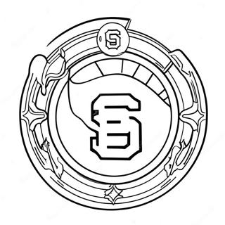 Sf Giants Logo Coloring Page 69623-57362