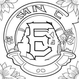 Sf Giants Logo Coloring Page 69623-57363