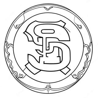 Sf Giants Logo Coloring Page 69623-57364