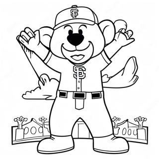 Sf Giants Mascot Coloring Page 69624-57371