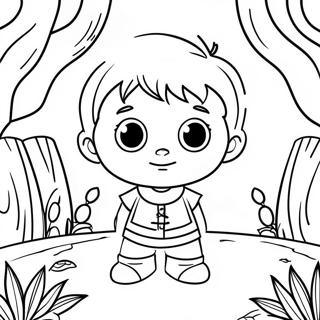 Hide And Seek Coloring Page 69633-57366