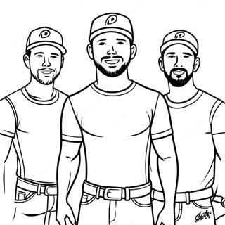 Dude Perfect Coloring Page 6964-5659