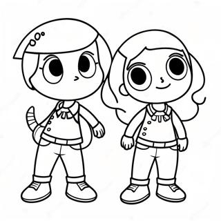 Piper Rockelle In A Fun Outfit Coloring Page 69654-57394