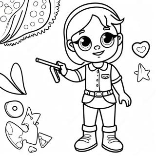 Piper Rockelle In A Fun Outfit Coloring Page 69654-57395