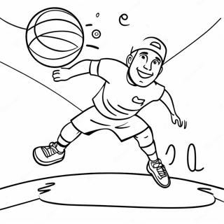 Dude Perfect Trick Shot Coloring Page 6965-5663