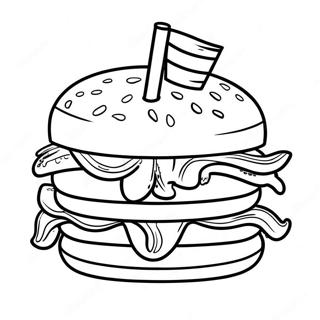 Whataburger Coloring Pages