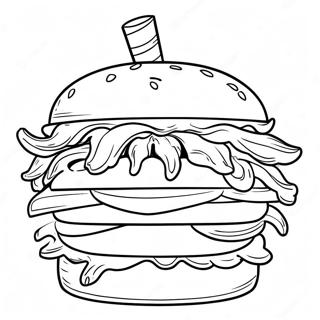 Whataburger Mascot Coloring Page 69674-57402