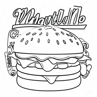 Whataburger Mascot Coloring Page 69674-57403