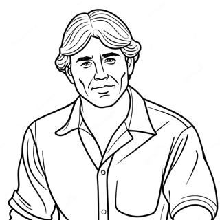 John In Action Coloring Page 69694-57432