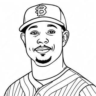 Mookie Betts Coloring Pages