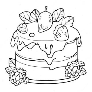 Raspberry Torte Strawberry Shortcake Coloring Page 69723-57426