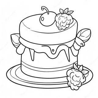 Raspberry Torte Strawberry Shortcake Coloring Page 69723-57427