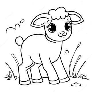 Cute Lamb Of God Coloring Page 69734-57449