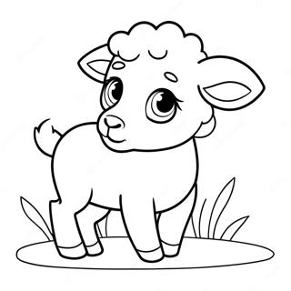 Cute Lamb Of God Coloring Page 69734-57451